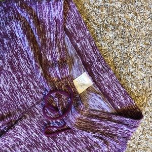 Live love dream large joggers burgundy marl